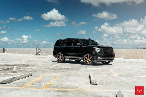 Фото дисков Vossen HF6-2 Глянцевое темное золото на GMC Yukon V
