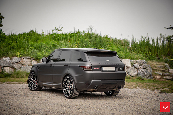Фото дисков Vossen HF-2 Алмазная проточка на Range Rover Sport II