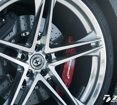 Фото дисков HRE P207 на McLaren 570S