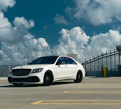 Фото дисков Vossen HF-8 на Mercedes-Benz S-Class (W222, C217)