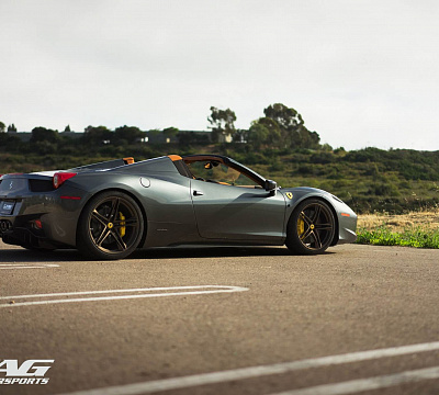 Фото дисков HRE P207 на Ferrari 458