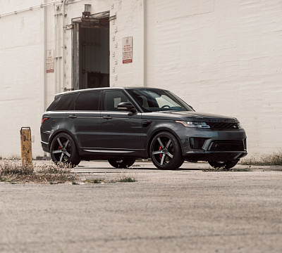 Фото дисков Vossen CV3 на Range Rover Sport II