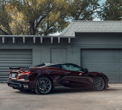 Фото дисков Vossen HF-2 на Chevrolet Corvette C8