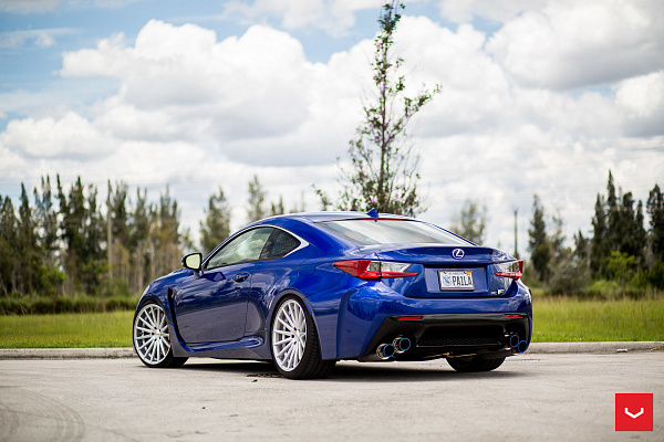 Фото дисков Vossen VFS-2 Серебро на Lexus RC
