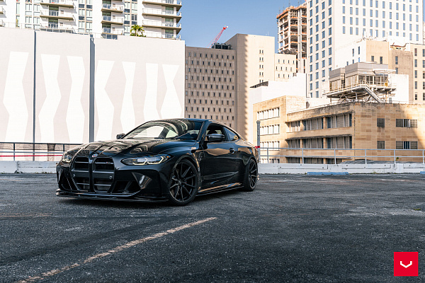 Фото дисков Vossen HF-3 Черный сатин на BMW 4/M4 (G22/G82)