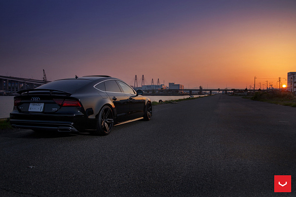 Фото дисков Vossen HF-1 Алмазная проточка на Audi A/RS 7 (4G)
