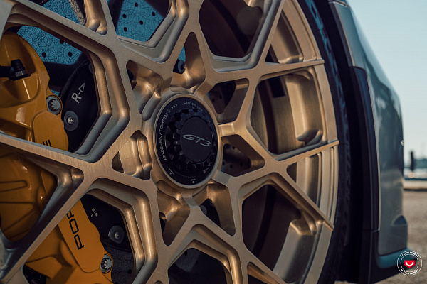 Фото дисков Vossen S21-07 Глянцевая шампань на Porsche 911 VIII