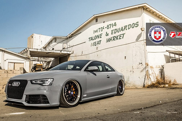 Фото дисков HRE 300 Другой цвет на Audi A/S/RS 5 (8T)