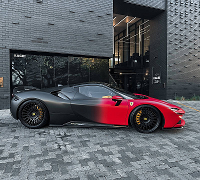 Фото дисков Brixton Forged TR20 на Ferrari SF90