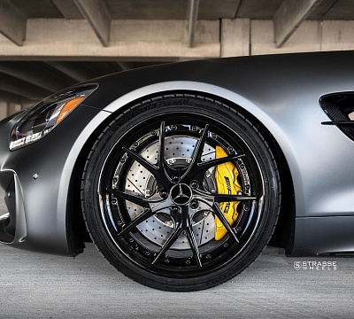 Фото дисков Strasse Wheels SM5RT Deep Concave FS на Mercedes-Benz AMG GT I