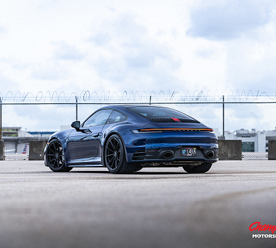 Фото дисков Vossen RS92 на Porsche 911 VIII