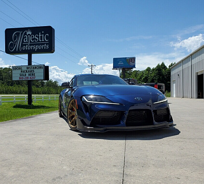 Фото дисков HRE P101 на Toyota Supra A90