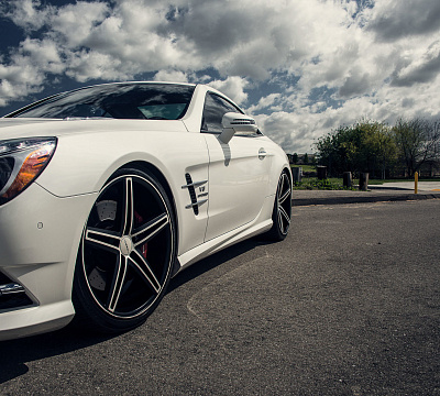 Фото дисков Vossen CV5 на Mercedes-Benz SL (R231)
