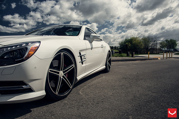 Фото дисков Vossen CV5 Алмазная проточка на Mercedes-Benz SL (R231)
