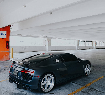 Фото дисков HRE 527 на Audi R8 (4S)