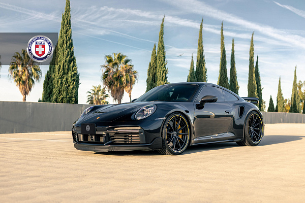 Фото дисков HRE S104SC Черный сатин на Porsche 911 VIII