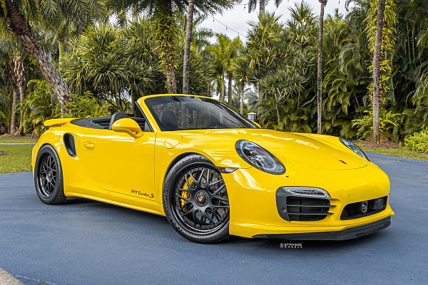 Фото дисков Strasse Wheels SV8 Performance Черный матовый на Porsche 911 VII