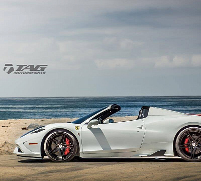 Фото дисков HRE P107 на Ferrari 458