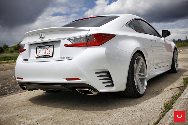Фото дисков Vossen CV5 Серебро на Lexus RC