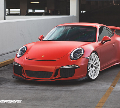 Фото дисков HRE P200 на Porsche 911 VII