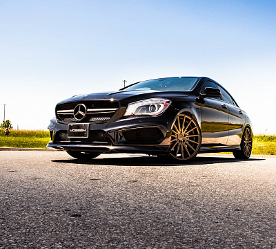 Фото дисков Vossen VFS-2 на Mercedes-Benz CLA (C117, X117)