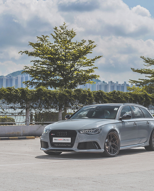 Фото дисков PF7 Сатиновый темный лак на Audi A/RS 6 (C8)