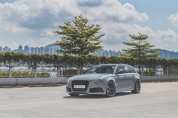 Фото дисков Brixton Forged PF7 Сатиновый темный лак на Audi A/RS 6 (C8)