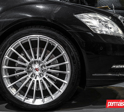 Фото дисков Vossen S17-04 на Mercedes-Benz S-Class (W221)