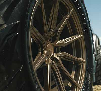 Фото дисков Vossen HF-3 на Jeep Gladiator II (JT)