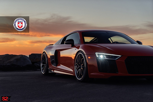 Фото дисков HRE S201H Черный сатин на Audi R8 (4S)