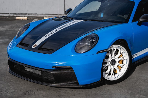 Фото дисков Brixton Forged PF10-RS Белый глянец на Porsche 911 VIII