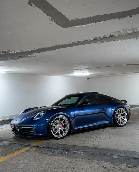 Фото дисков ST9 Полированный лак на Porsche 911 VIII