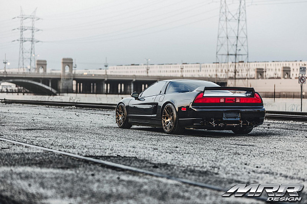 Фото дисков MRR FS01 Глянцевая бронза на Acura NSX I