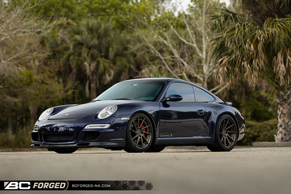 Фото дисков BC Forged HCA210 Сатиновая бронза на Porsche 911 VI