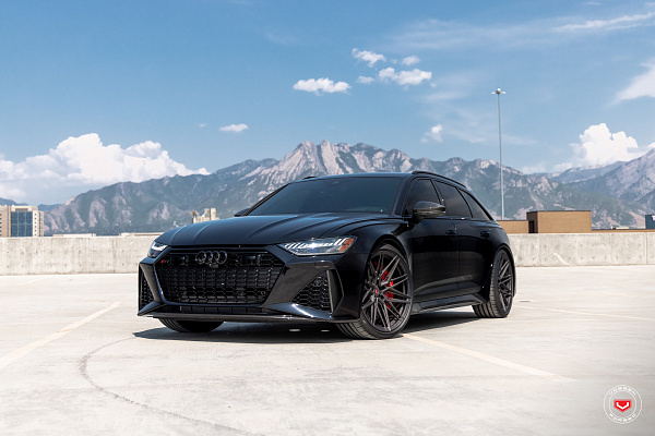 Фото дисков Vossen EVO-5R Сатиновый графит на Audi A/RS 6 (C8)