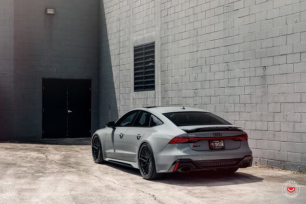 Фото дисков Vossen EVO-6T (3-Piece) Черный сатин на Audi A/RS 7 (4K)