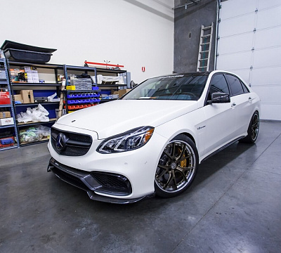 Фото дисков HRE S101 на Mercedes-Benz E-Class (W212, S212, C207)