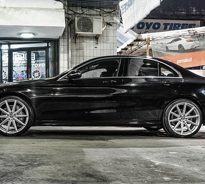 Фото дисков Vossen VFS-10 на Mercedes-Benz C-Class (W205)