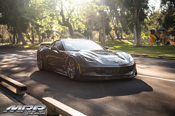 Фото дисков MRR FS01 Глянцевый тонированный лак на Chevrolet Corvette C7