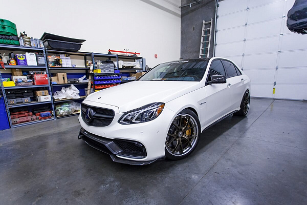 Фото дисков HRE S101 Сатиновая темная бронза на Mercedes-Benz E-Class (W212, S212, C207)