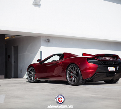 Фото дисков HRE P101 на McLaren 650S