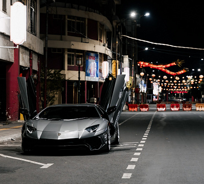 Фото дисков Brixton Forged NC01-R на Lamborghini Aventador