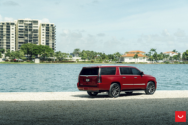 Фото дисков Vossen HF6-4 Матовый графит на Cadillac Escalade IV