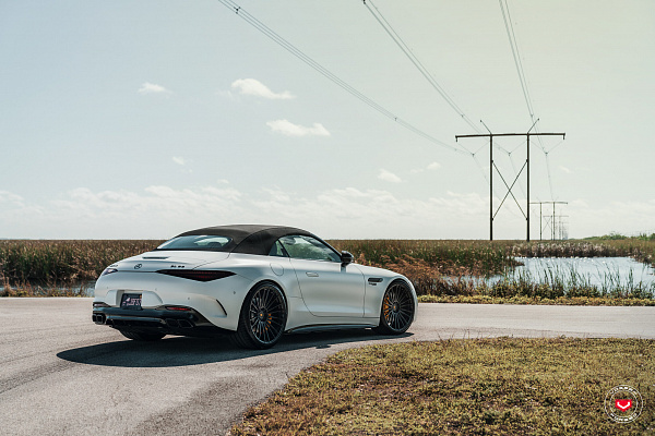 Фото дисков Vossen S17-04 Черный глянец на Mercedes-Benz SL (R232)