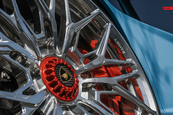 Фото дисков Anrky S1-X1 Полированный лак на Lamborghini Aventador