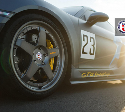 Фото дисков HRE C105 на Porsche Cayman II