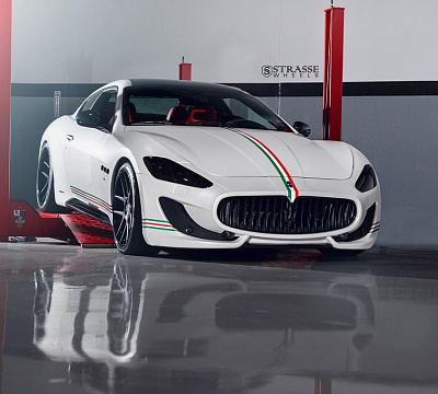 Фото дисков Strasse Wheels SM5 Deep Concave на Maserati GranTurismo I