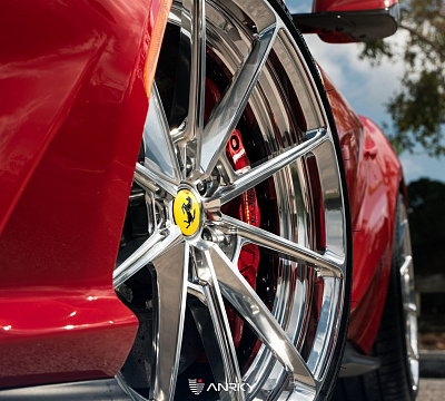 Фото дисков Anrky AN28 на Ferrari 812