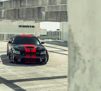 Фото дисков Vossen HF-5 на Dodge Charger VII