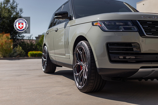 Фото дисков HRE P111SC Сатиновый тонированный лак на Range Rover IV